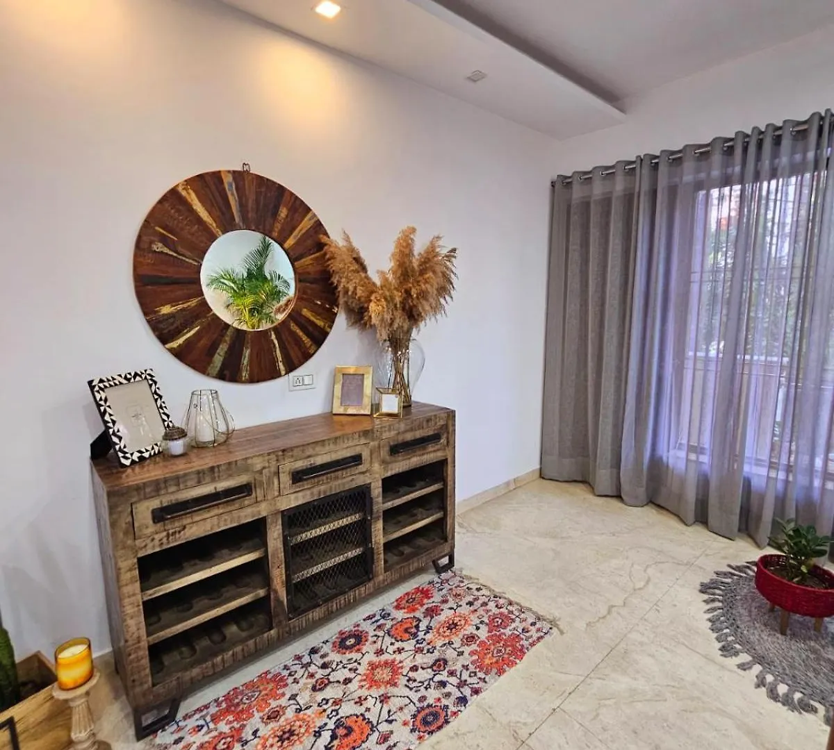 South Delhi, Artistic 4Bhk Home - Vasant Kunj By Maple Key Stays New Delhi Apartment